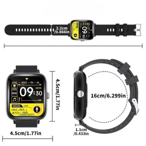 2025 Smart Watch For Men/Women Waterproof Smartwatch Bluetooth iPhone Samsung UK - Picture 1 of 9