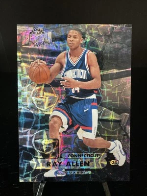 2012 Fleer Retro - Ray Allen 1997-98 Metal Universe Precious Metal Gems /100 - Image 1 of 2