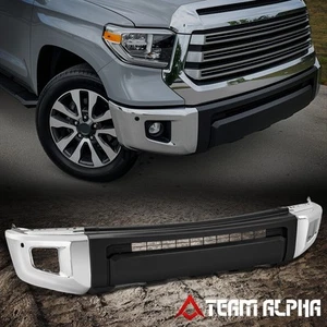 Fits 2014-2021 Toyota Tundra SR5 Front Bumper Cover Grille End Set w/Sensor Hole - Picture 1 of 7