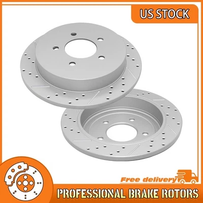 Rotores de freno traseros perforados para Ford F-150 Expedition Lincoln Navigator Blackwood Foto 1 de 4