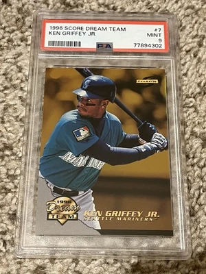 1996 Score 7 Ken Griffey Jr. Dream Team PSA 9 MINT - Image 1 of 2