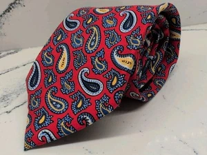 Corbata vintage Lauren Ralph Lauren 100 % seda cachemira brillante etiqueta negra 60 X 3,25 - Imagen 1 de 5