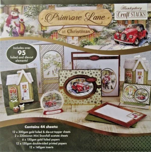 HUNKYDORY CRAFT STACKS - PRIMROSE LANE AT CHRISTMAS - CONTAINS 44 SHEETS - Picture 1 of 1