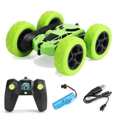 Rc Stunt Car Children Double Sided Flip 2.4g Remote Control 360 Deree Rotation O - Image 1 of 4
