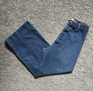 The Great. Jeans The Seafair Size 25 Cropped Wide Leg Made In USA - Picture 1 of 11