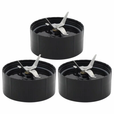 FELJI 3 Pack Cross Blade Replacement Part Compatible with Magic Bullet MB1001 250W