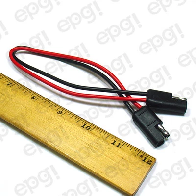 QUICK DISCONNECT WIRE HARNESS 2 PIN - SAE CONNECTOR 16 GAUGE  #PC160 - Image 1 of 4