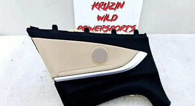 2014-2020 BMW 430i 4 Series Rear Left Interior Trim Panel Door Card VenetoBeige - Image 1 of 4