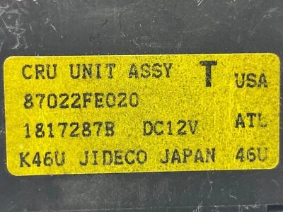 Módulo informático de control de crucero MT SAAB 9-2X 2005 2,0 L 1817287B 87022FE020 AERO Foto 1 de 4