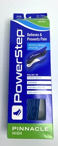 Powerstep Full Length Orthotics Arch Heel Support Insole PINNACLE HIGH Size - D - Picture 1 of 5