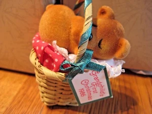 Hallmark Keepsake Christmas Ornament Grandchild's First Christmas 1986 - Picture 1 of 2