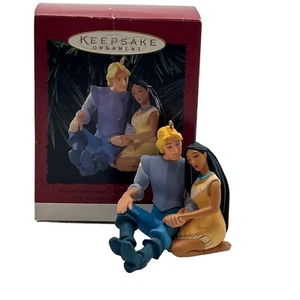 Hallmark Keepsake Disney POCAHONTAS AND CAPTAIN JOHN SMITH Ornament - Picture 1 of 8