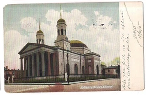 CATHEDRAL Baltimore MD Basilica Shrine Assumption Virgin Mary Postcard UB 1905 - Picture 1 of 2