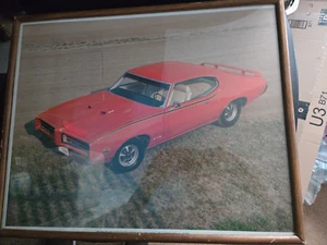 1969 Pontiac GTO picture in frame - Picture 1 of 1