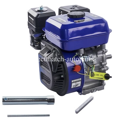 212cc 7HP Horizontal Gasoline Engine Motor Pressure Washer Manual Recoil Start - Image 1 of 4