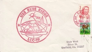 USS BLUE RIDGE LCC-19,   1991 FDC19631 - Picture 1 of 1