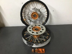 2009 KTM 65XC 65 XC SX rear front wheel rim set Rad hubs 09 10 11 12 13 14 15 - Picture 1 of 16