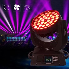 Samger Teste Mobili Wash Zoom 36x10W LED RGBW 4in1 Faretto Effetto Luce Luci