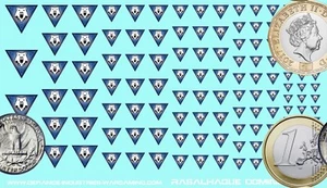 Rasalhague Dominion - Waterslide Decals for Battletech - Picture 1 of 1