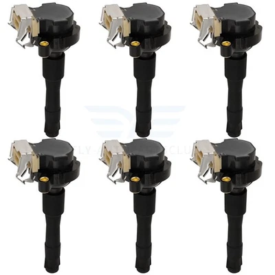 6x Ignition Coils For 2003-2005 Land Rover Freelander 2.5L 2000-2003 BMW M5 4.9L - Imagem 1 de 4