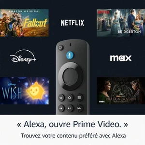 Amazon Fire TV Stick 4K Ultra HD – Lecteur Multimédia avec Télécommande vocale A - Picture 1 of 6