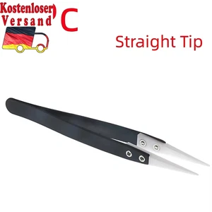 Stainless Steel Ceramic Tweezers High Temperature Resistant Ceramic Head Accesso - Bild 1 von 12