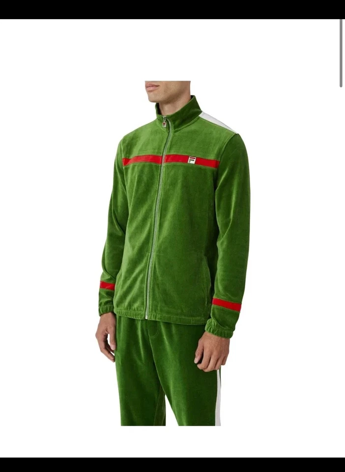 FILA - Chaqueta de terciopelo Ravid para hombre 3XL-4xl Foto 1 de 4