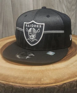 Gorra ajustable de fútbol americano NFL Las Vegas Raiders New Era 9Fifty Snapback - Imagen 1 de 14