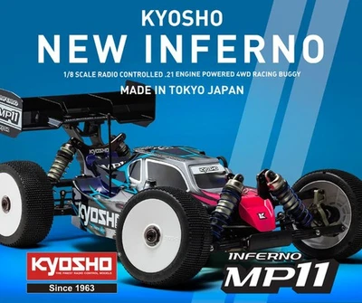 33028B Kyosho MP11 Inferno 1:8 Buggy Kit Pro - Immagine 1 di 4