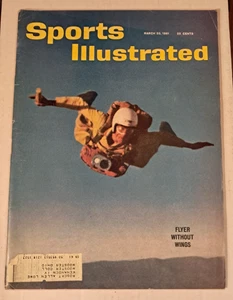 Sports Illustrated 20. März 1961 Flyer Without Wings Awesome Sky Diving Cover - Bild 1 von 4