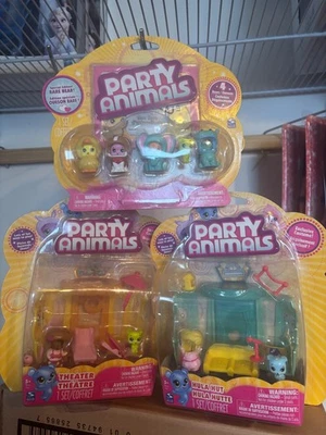 ANIMALES DE FIESTA JUGUETE Conjunto de animales y disfraces NUEVO Foto 1 de 4