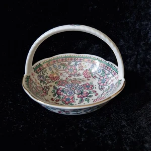 Lovely Vintage St Michael Marks & Spencer Trinket Dish With Handle "Floral" - Picture 1 of 5