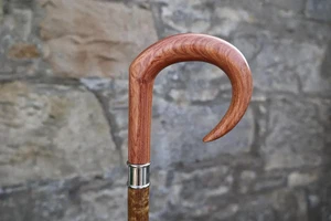 Walking Stick Rosewood Walking Stick Natural Wood replica - Picture 1 of 2