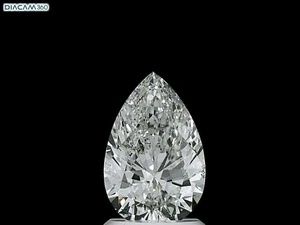 Pear Cut 1.70 CT Cert. AGI Natural Mined Diamond Loose E color SI1 clarity - Picture 1 of 2