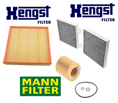 OEM Air Filter Oil Filter AC Cabin Filter Carbon for BMW X3 X4 xDrive35i 11-18 - Image 1 of 2