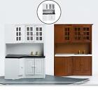 Wooden Dollhouse Wash Basin Cabinet Kitchen Sink for Doll House Decoration