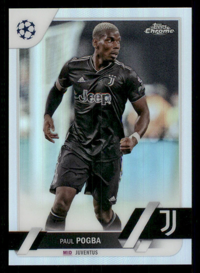 2022-23 Topps Chrome UEFA Club Competitions Refractors #108 Paul Pogba - Image 1 of 2