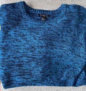 Suéter multicolor con cremallera lateral H&M | mezcla de algodón S 18"" X 27 - Imagen 1 de 6