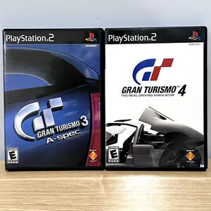 Gran Turismo 3 A-Spec & 4 giochi Sony PlayStation 2 PS2 etichetta nera LEGGI VEDI dettagli - Foto 1 di 12