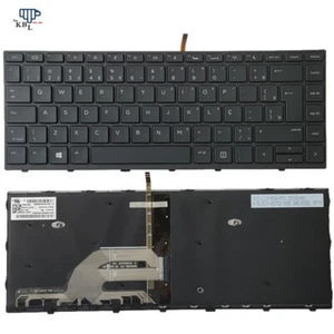 Original New Brazil For HP Probook 430 440 445 G5 Black  Backlit Keyboard - Picture 1 of 5