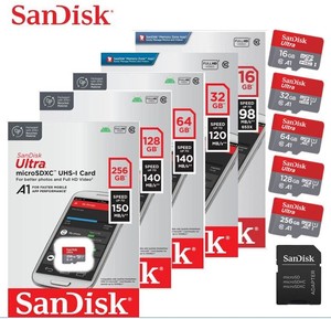 SanDisk 512GB 256GB 128GB 64GB 32GB 16GB Micro SD SDHC SDXC Card ULTRA A1 C10