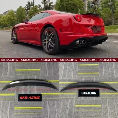 Asa de spoiler traseira forjada/fibra de carbono/sem pintura para Ferrari California T 2015-18 - Imagem 1 de 4