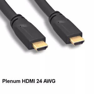 100' Plenum CMP HDMI 1.4 Cable w/ Ethernet Male/Male 24AWG Gold-Plated Connector - Picture 1 of 1