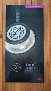 3M Littmann Classic III Monitoring Stethoscope Black Tube 27 inch