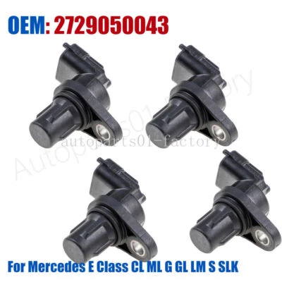 Sensor de posición del árbol de levas 4 piezas apto para Mercedes Clase E CL ML G GL LM S SLK2729050043 Foto 1 de 4