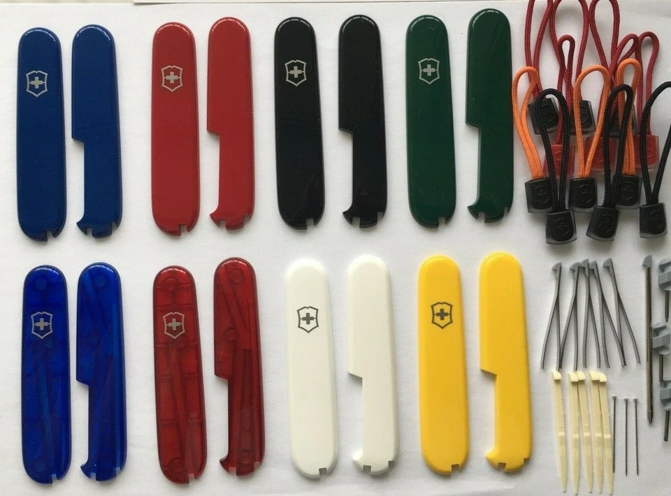 SWISS ARMY KNIFE VICTORINOX 91mm SCALES/HANDLES  PLUS  ACCESSORIES, PARTS - Image 1 of 1