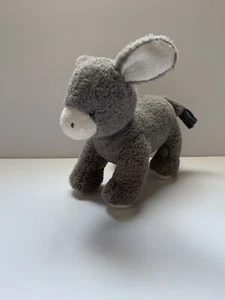 Carters Grey And White Donkey Mule Baby Plush Soft Stuffed Animal Lovey Toy T17 - Picture 1 of 3