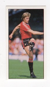 Soccer Trade Card c1983. Gordon McQueen, Manchester United