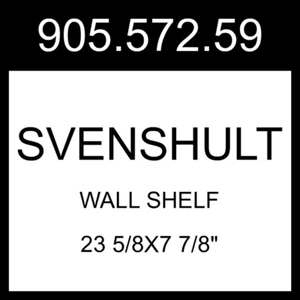 IKEA SVENSHULT Wall Shelf Gray-green 23 5/8x7 7/8" 905.572.59 - Picture 1 of 1