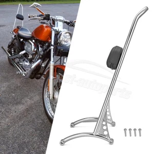 Respaldo de pasajero de 21" de alto barra Sissy para Harley Sportster XLH883 XLH1200 96-03 - Imagen 1 de 7